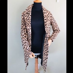 Noisy May - Leopard Structured Coat